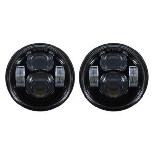 4.65" Blackout LED Headlight for '08-'17 Harley® Dyna Fat Bob