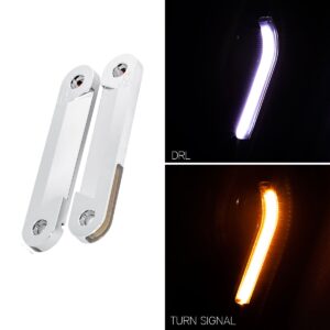 Billet Fork Turn / DRL Signals for 14-'25 Street Glide | Chrome