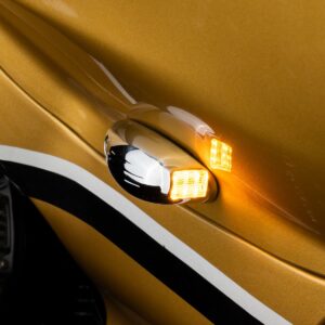 HOGWORKZ® LED Podz Turn Signals for Harley® Road Glide '15-'25 - Chrome