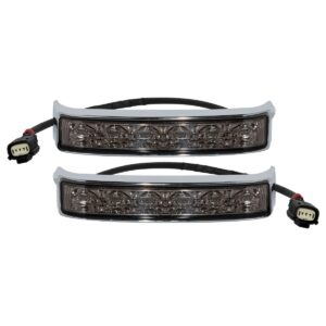LED Saddlebag Turn Signals / Brake / Running Lights | Chrome / Smoked Lens for Harley-Davidson® '14-'25