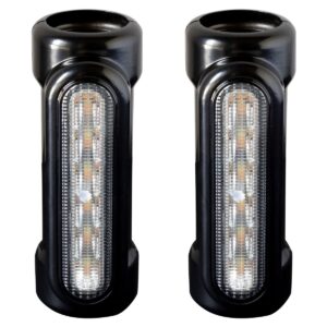 HOGWORKZ® Black Engine Guard / Highway Bar LED Lights