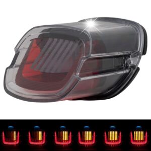 HOGWORKZ® Uproar Sequential & Strobe LED Taillight w/ Plate Light | Clear