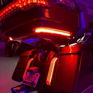 HOGWORKZ® Lumipro™ LED Side Markers for Harley® '14-'25 OEM King Tour Pack - Smoked