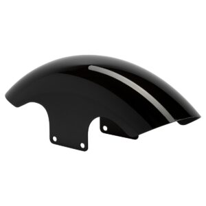 Vivid Black 19" Chopped Front Fender for Harley® Touring '96-'25