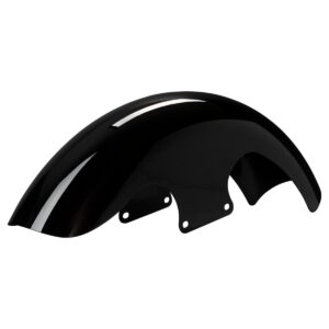 Vivid Black 19" Mid-Length Front Fender for Harley® Touring '23.5-'25