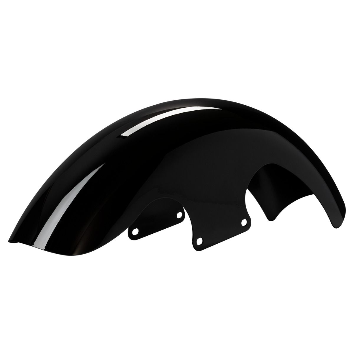 Vivid Black 21" Mid-Length Front Fender for Harley® Touring '23.5-'25