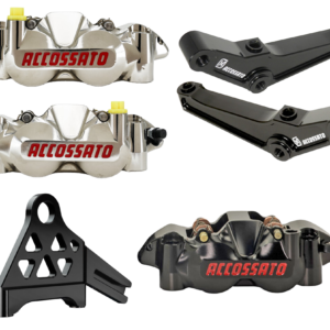 PINZE FRENO RADIALI LAVORATE A CNC ACCOSSATO