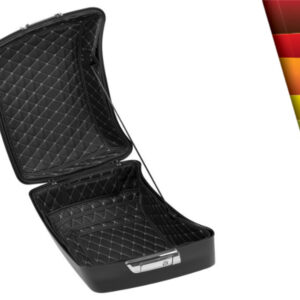 HOGWORKZ King Tour Pack Liner Black wSilver Stitching