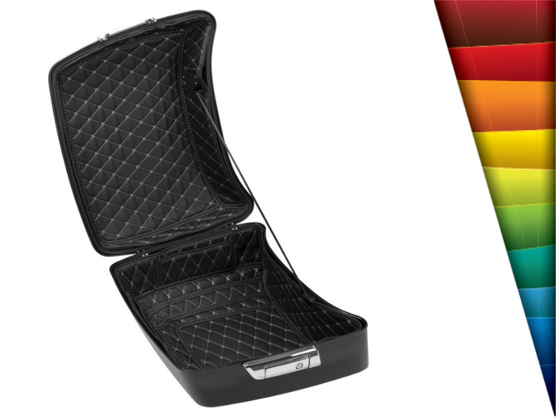 HOGWORKZ King Tour Pack Liner Black wSilver Stitching