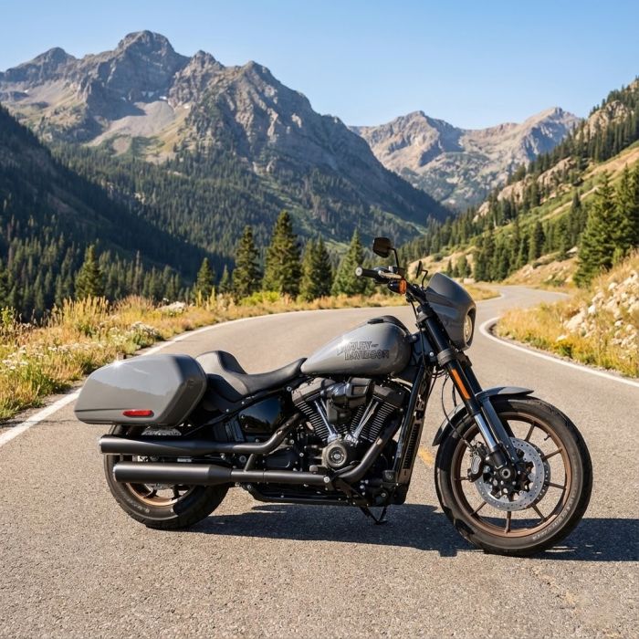 Kit borsa nera viva per Harley® Softail Low Rider '18-'26