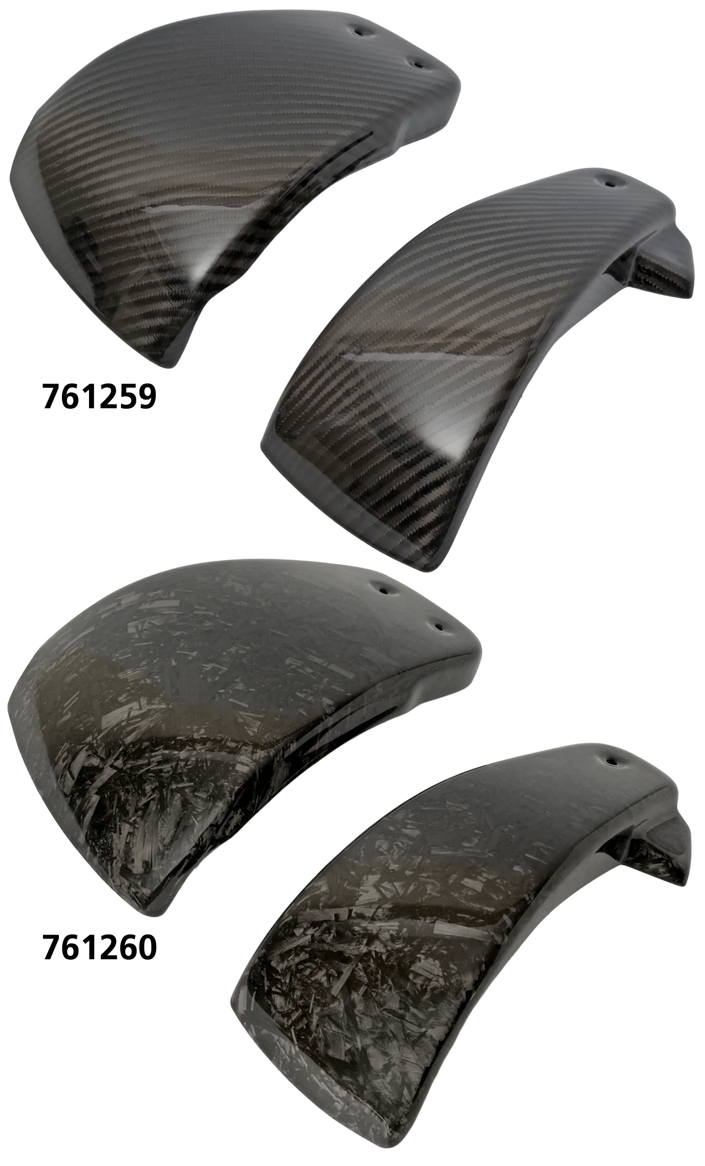 COPERTURE LATERALI IN CARBONIO PER SOFTAIL DI TOMMY & SONS