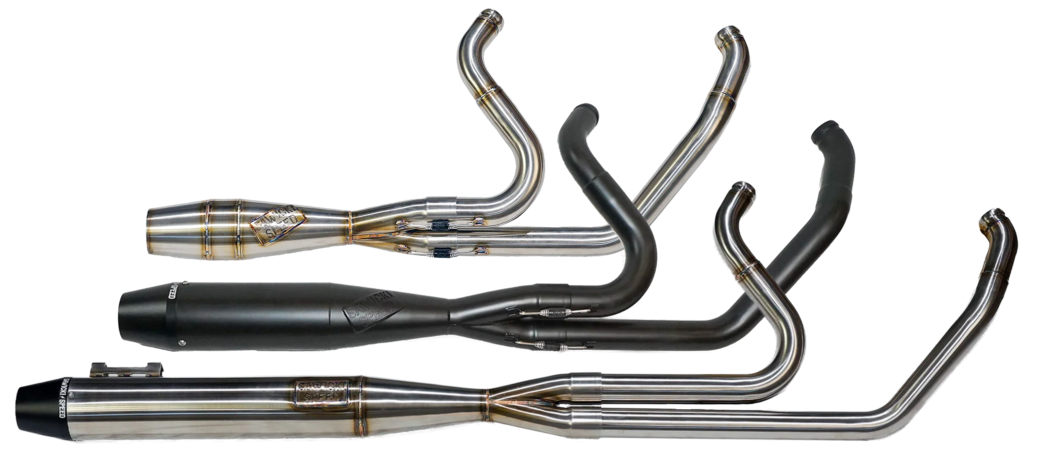 SCARICHI SAWICKI SPEED INTIMIDATOR 2-IN-1 PER TOURING MILWAUKEE EIGHT