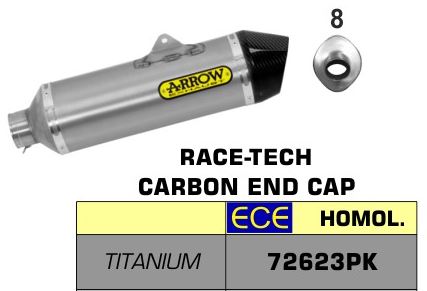 Scarico - Silenziatore (B) HUSQVARNA 701 Enduro cc690 2017-2024