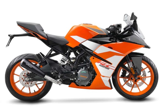 Scarico - Silenziatore (B) KTM Duke 125 (->2023) cc 125 2017-2020