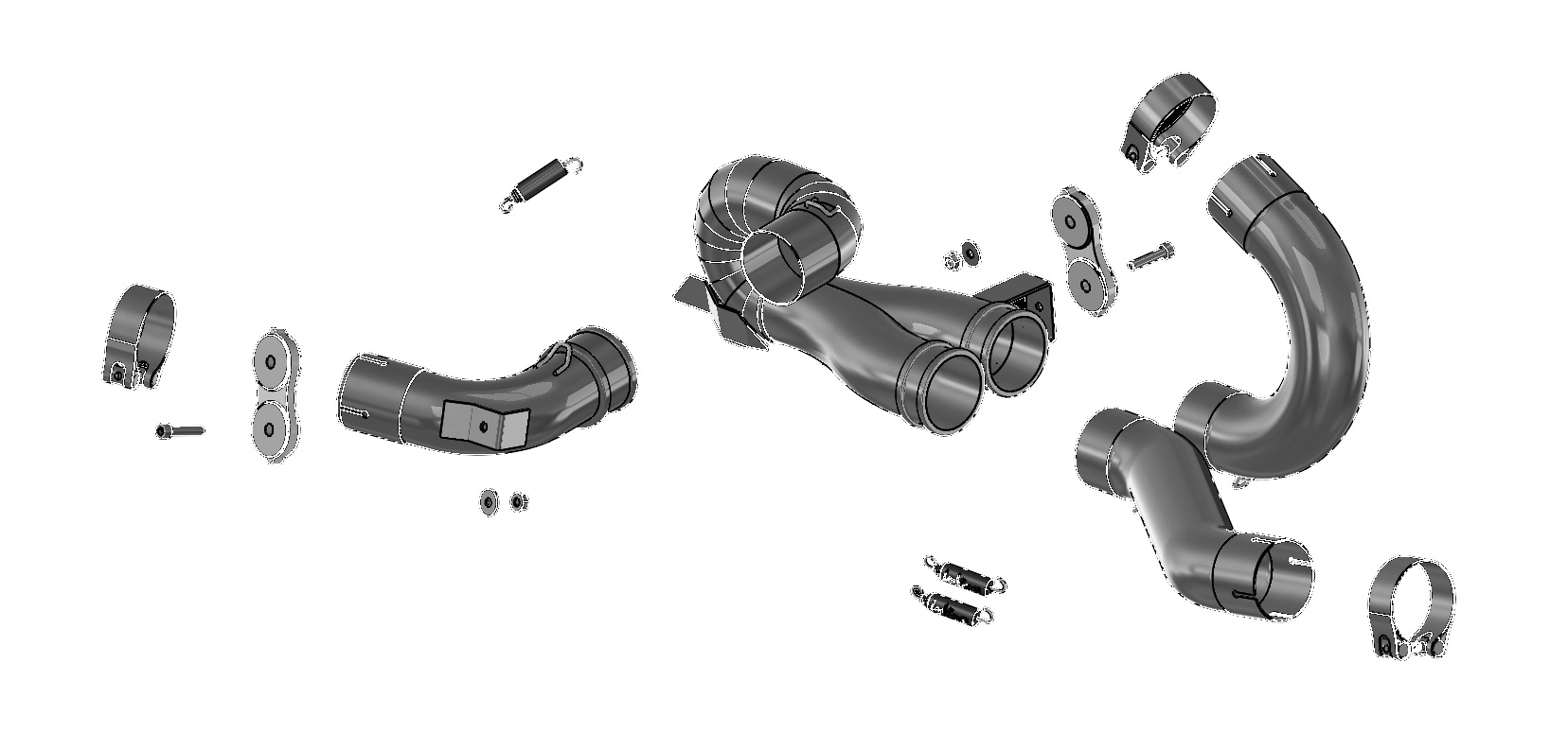 Scarico - De-Catalizzatore (B) DUCATI Multistrada V4 / S cc 1160 2021-2024