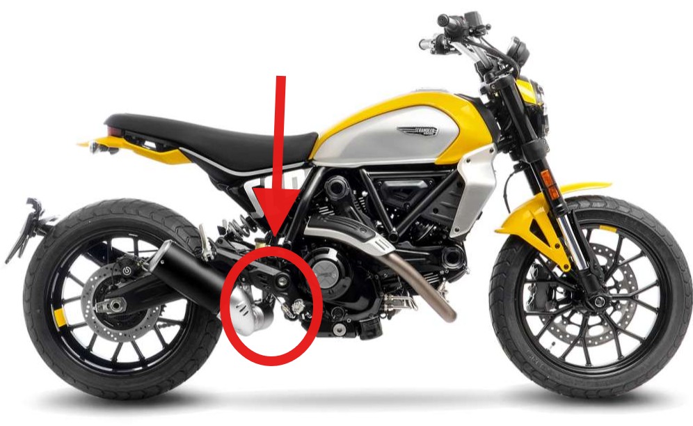 Scarico - De-Catalizzatore (B) DUCATI Scrambler 800 (2023->) cc 800 2023-2026