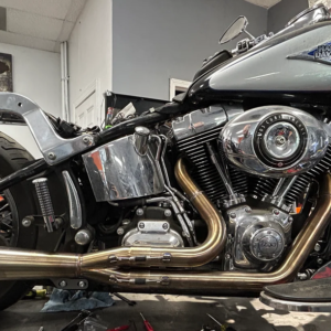SCARICHI 2-IN1 SAWICKI SPEED INTIMIDATOR PER SOFTAIL TWIN CAM