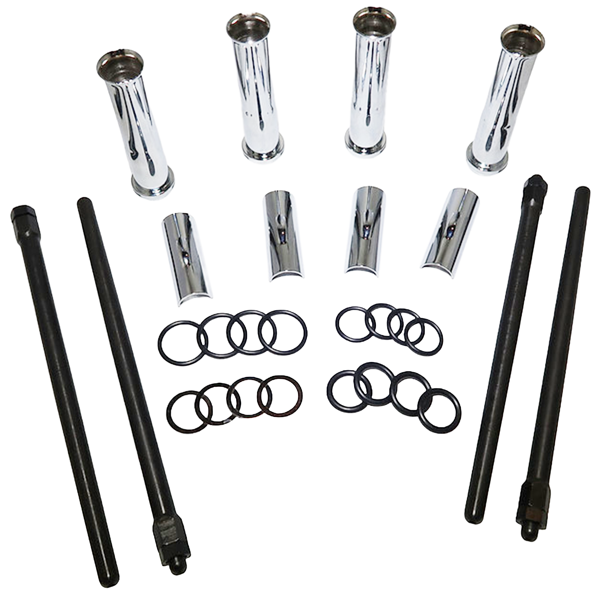 STAR RACING ADJUSTABLE PUSHRODS & COVERS MILWAUKEE EIGHT